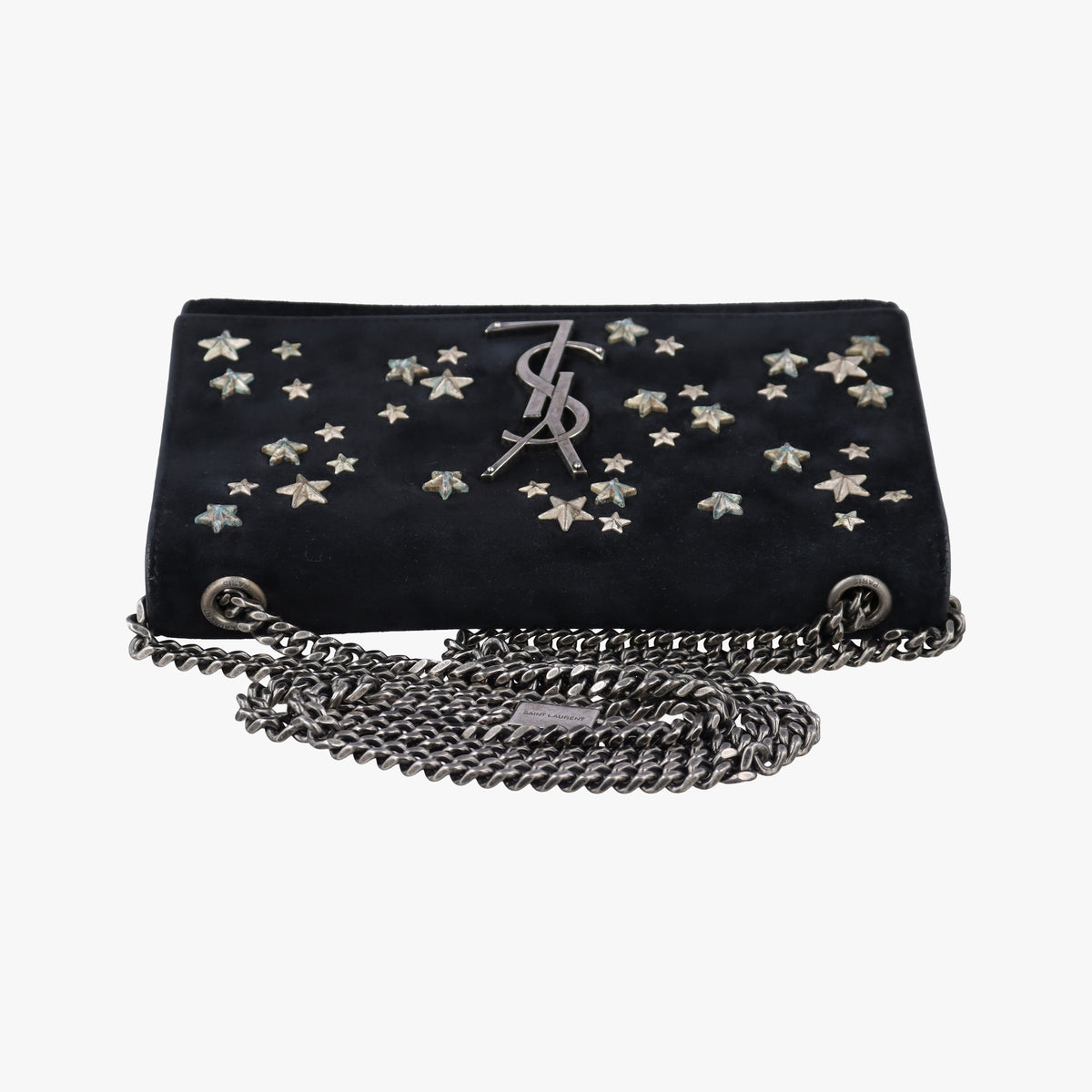 Secondhand Yves Saint Laurent Kate Star Black Suede 471286 shoulderbag | stylenewstar