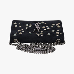 Secondhand Yves Saint Laurent Kate Star Black Suede 471286 shoulderbag | stylenewstar