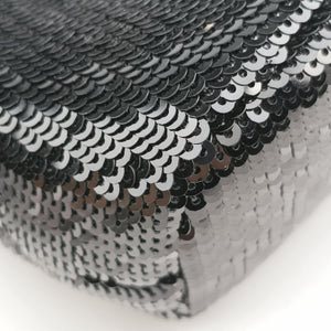 Pre-owned Prada Mini Drawstring Black Sequins 1NR016 shoulderbag | stylenewstar