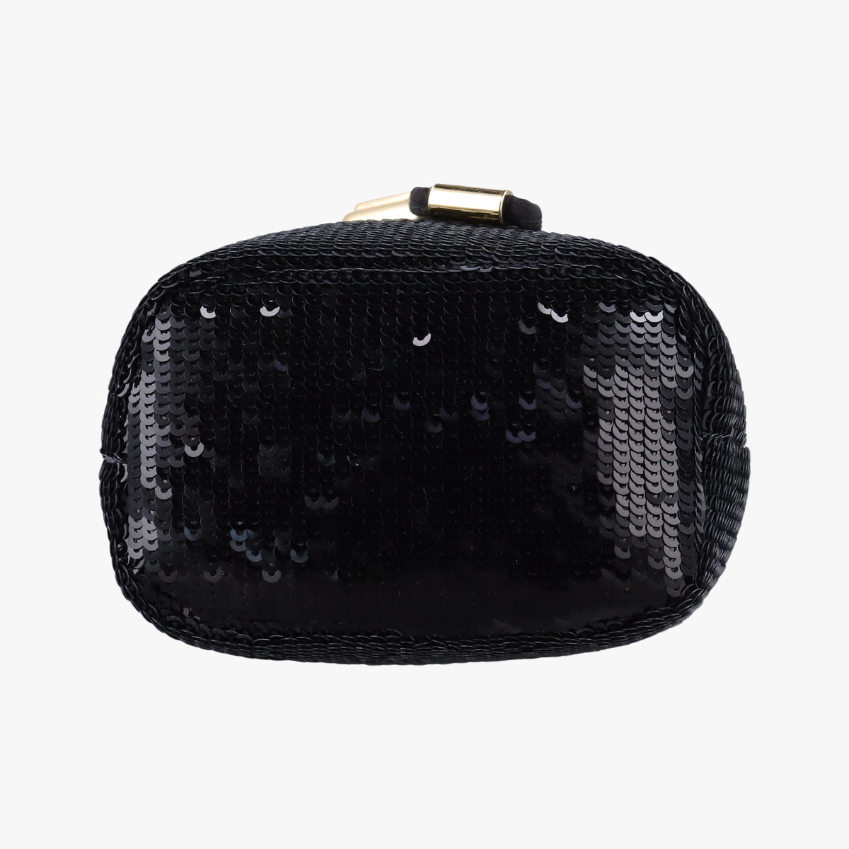 Pre-owned Prada Mini Drawstring Black Sequins 1NR016 shoulderbag | stylenewstar