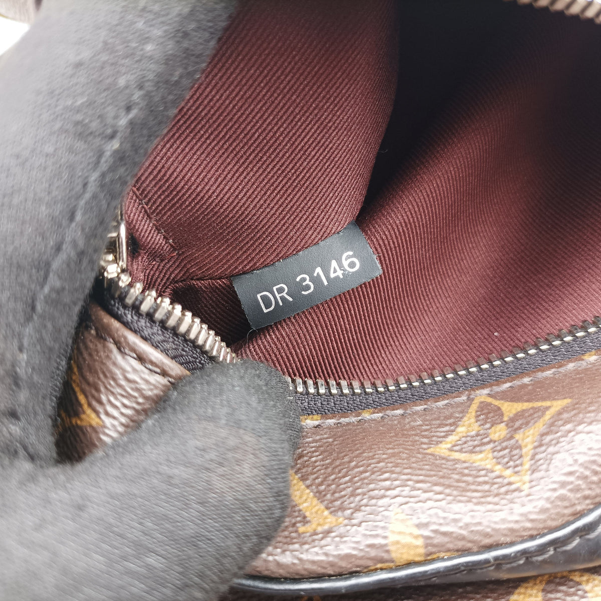 Pre-owned Louis Vuitton Josh NV Brown Monogram Macassar Canvas M41530 backpack/rucksack | stylenewstar