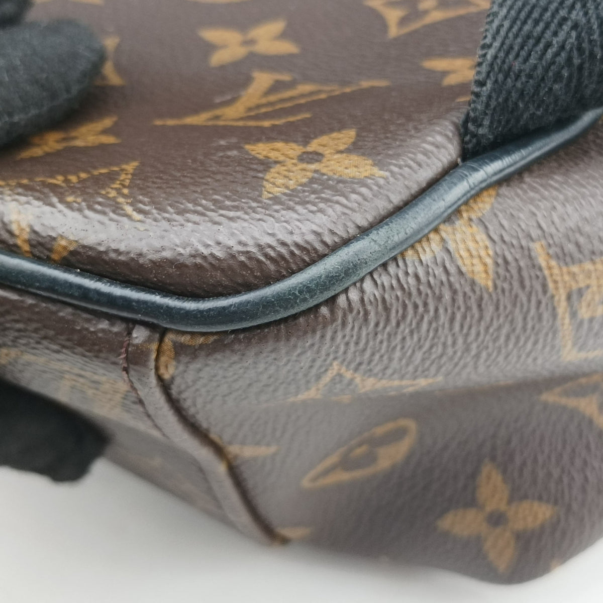Pre-owned Louis Vuitton Josh NV Brown Monogram Macassar Canvas M41530 backpack/rucksack | stylenewstar