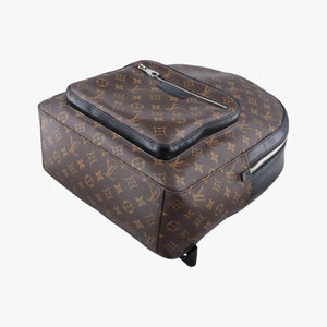 Pre-owned Louis Vuitton Josh NV Brown Monogram Macassar Canvas M41530 backpack/rucksack | stylenewstar