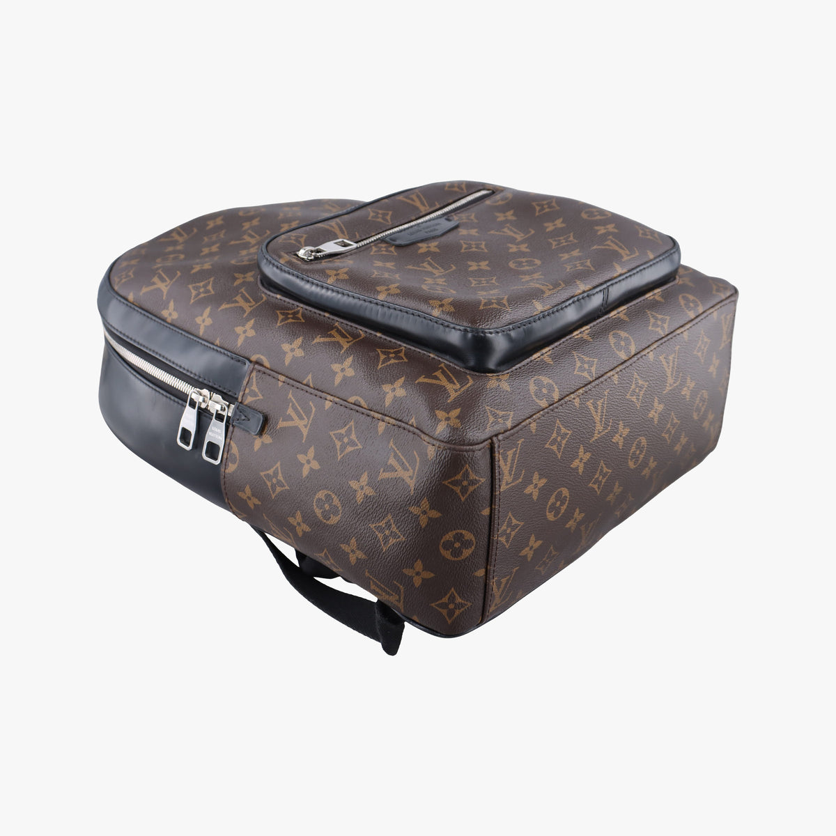Pre-owned Louis Vuitton Josh NV Brown Monogram Macassar Canvas M41530 backpack/rucksack | stylenewstar