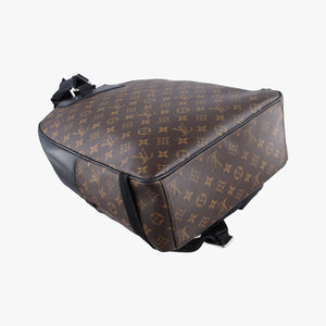 Pre-owned Louis Vuitton Josh NV Brown Monogram Macassar Canvas M41530 backpack/rucksack | stylenewstar