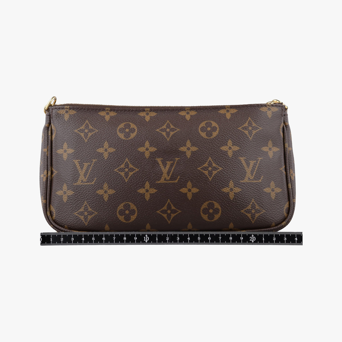 Pre-owned Louis Vuitton MULTI POCHETTE ACCESSOIRES brown×khaki Monogram Canvas M44813 shoulderbag | stylenewstar
