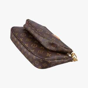 Pre-owned Louis Vuitton MULTI POCHETTE ACCESSOIRES brown×khaki Monogram Canvas M44813 shoulderbag | stylenewstar