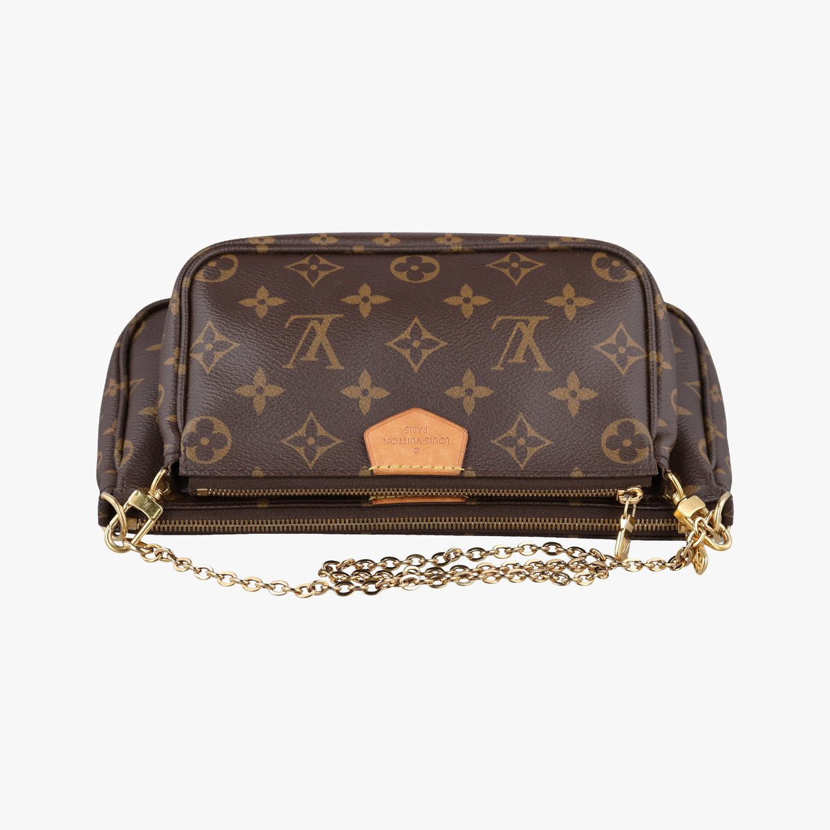 Pre-owned Louis Vuitton MULTI POCHETTE ACCESSOIRES brown×khaki Monogram Canvas M44813 shoulderbag | stylenewstar
