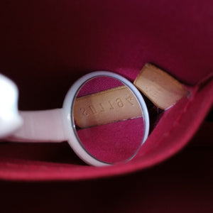 Pre-owned Louis Vuitton Alma BB pomme d'amour Vernis M90174 shoulderbag | stylenewstar