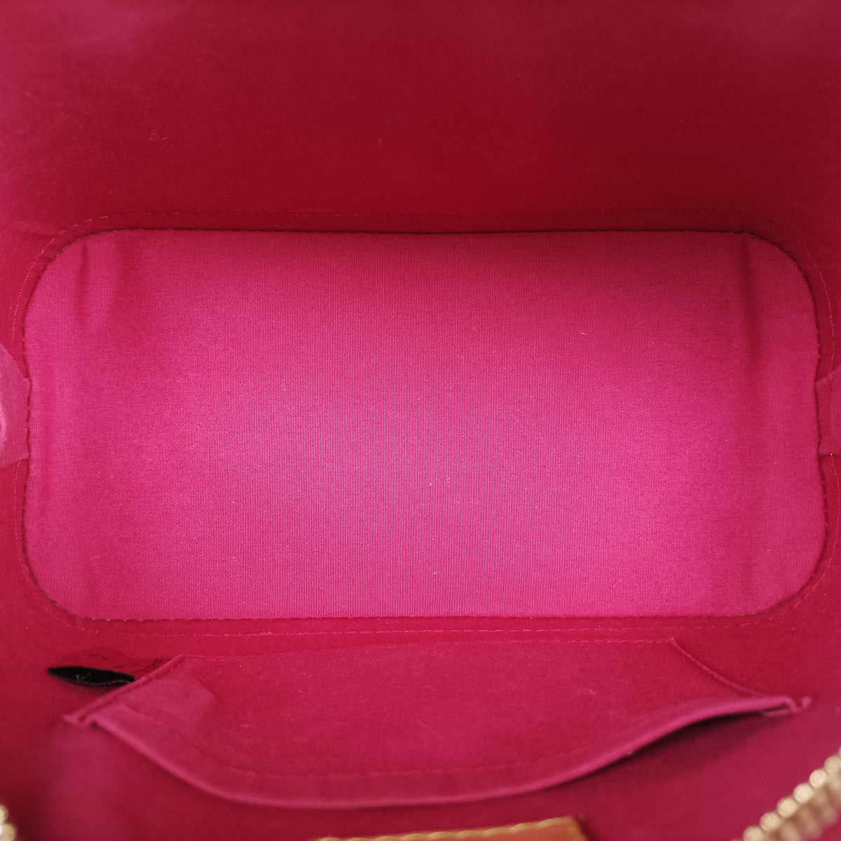 Pre-owned Louis Vuitton Alma BB pomme d'amour Vernis M90174 shoulderbag | stylenewstar