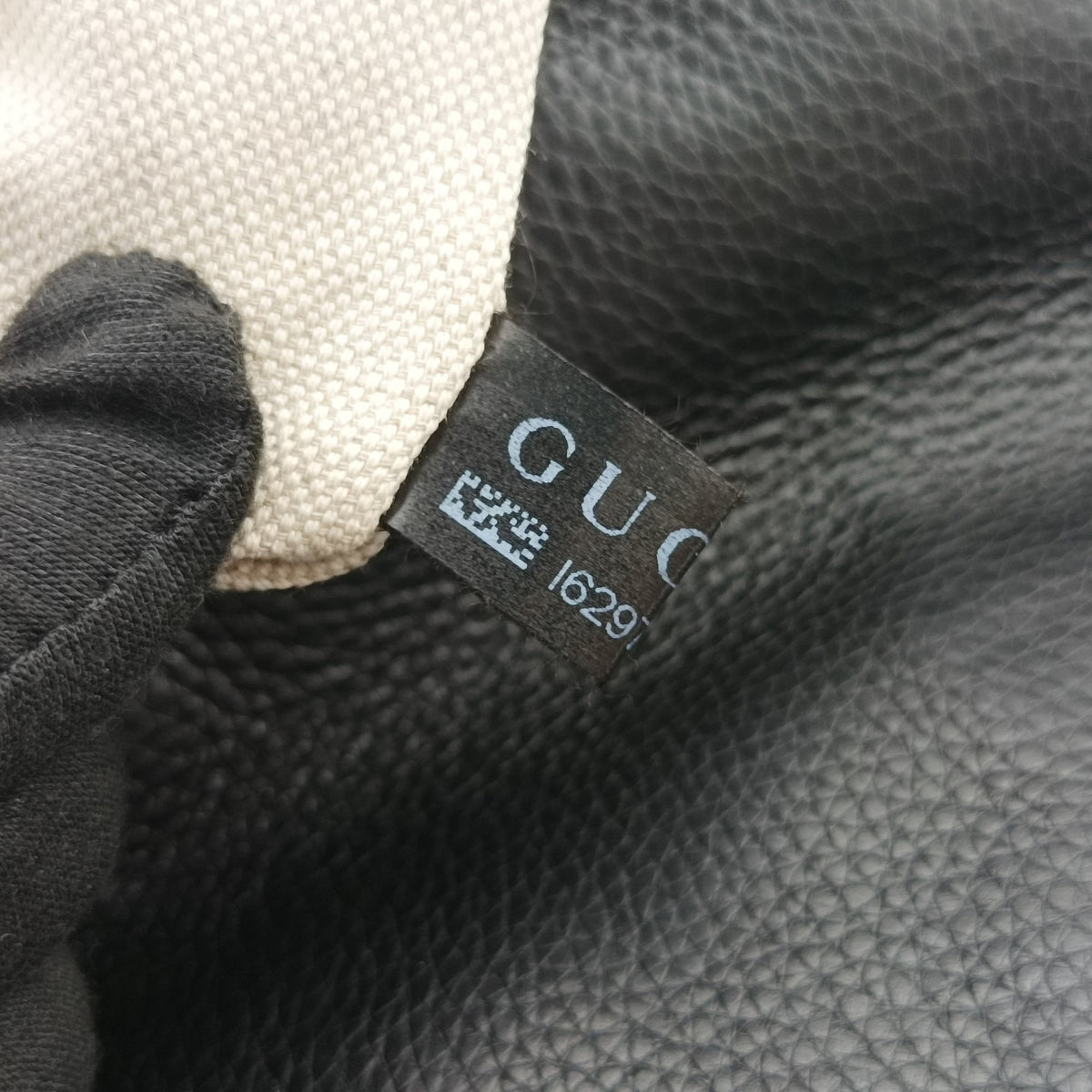 Pre-owned Gucci New Bamboo Black canvas× leather 240241 shoulderbag | stylenewstar