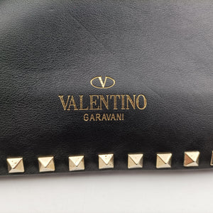 Pre-owned Valentino Rockstud Black Leather  shoulderbag | stylenewstar