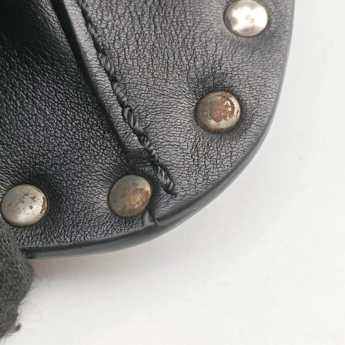 Pre-owned Valentino Rockstud Black Leather  shoulderbag | stylenewstar