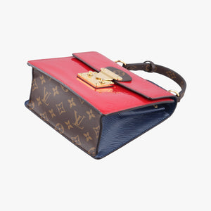 Secondhand Louis Vuitton Spring street PM Scarlet Red Vernis×Epi×Monogram Canvas M90505 shoulderbag | stylenewstar