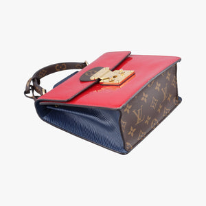 Secondhand Louis Vuitton Spring street PM Scarlet Red Vernis×Epi×Monogram Canvas M90505 shoulderbag | stylenewstar