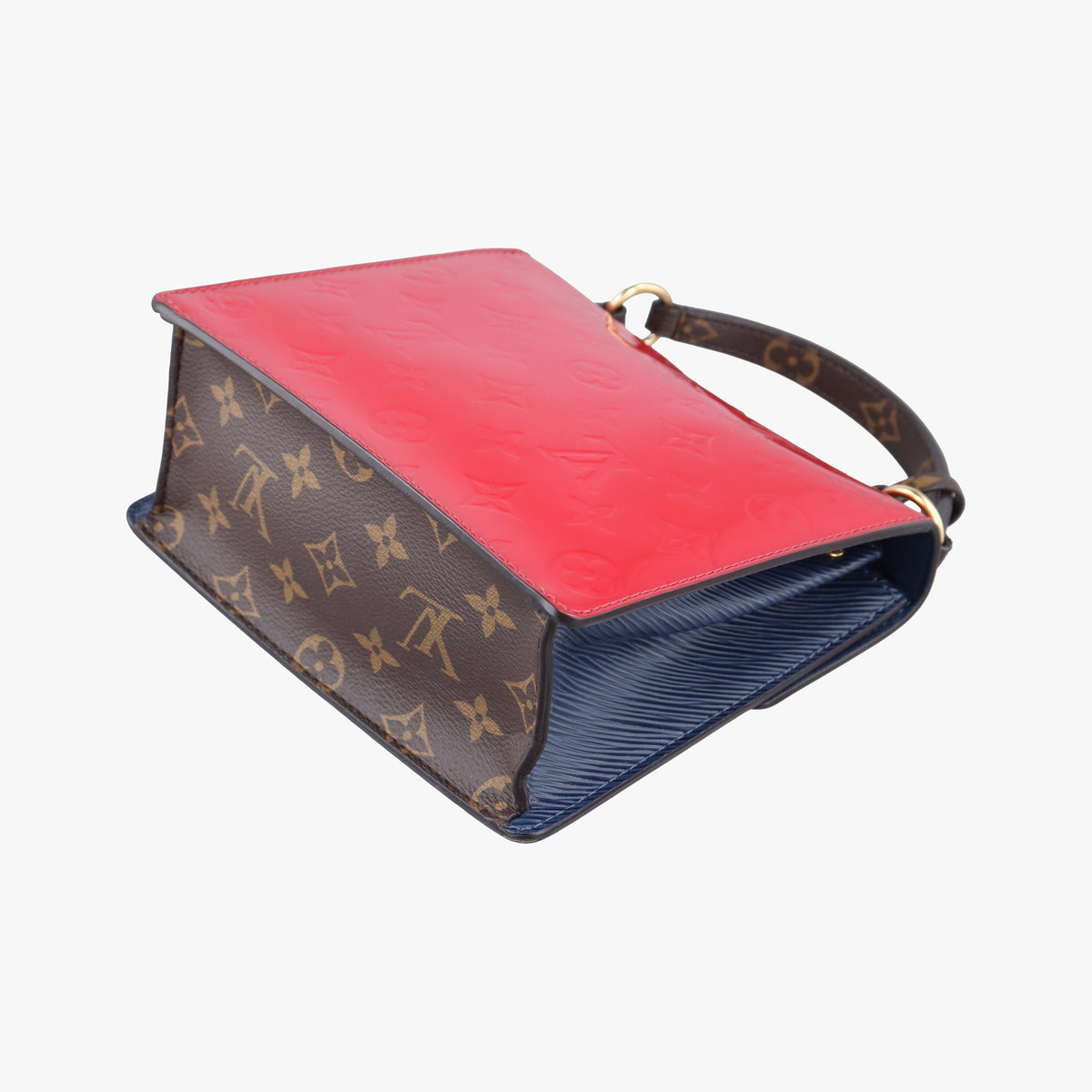 Secondhand Louis Vuitton Spring street PM Scarlet Red Vernis×Epi×Monogram Canvas M90505 shoulderbag | stylenewstar