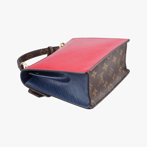 Secondhand Louis Vuitton Spring street PM Scarlet Red Vernis×Epi×Monogram Canvas M90505 shoulderbag | stylenewstar