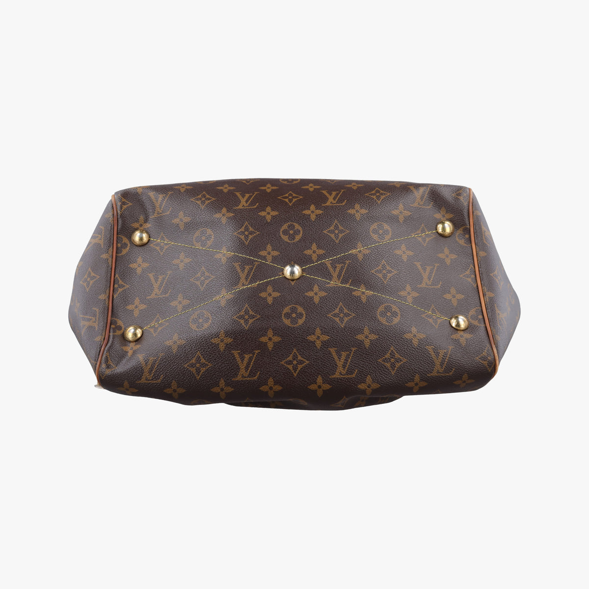 Pre-owned Louis Vuitton TIVOLI GM Brown Monogram Canvas M40144 handbag | stylenewstar