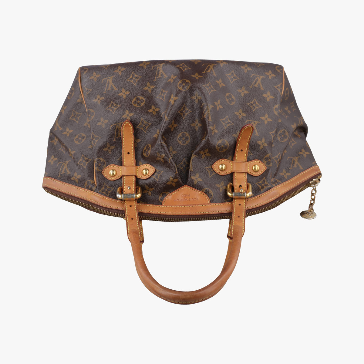 Pre-owned Louis Vuitton TIVOLI GM Brown Monogram Canvas M40144 handbag | stylenewstar