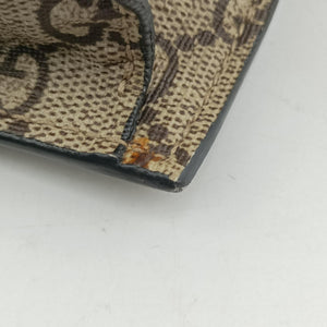 Vintage Gucci GG Supreme Bee beige×black PVC coated canvas×Leather 450950 shoulderbag | stylenewstar