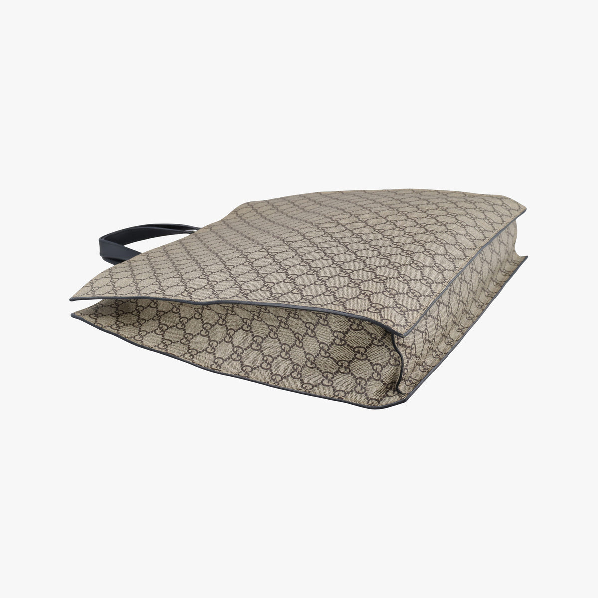 Vintage Gucci GG Supreme Bee beige×black PVC coated canvas×Leather 450950 shoulderbag | stylenewstar