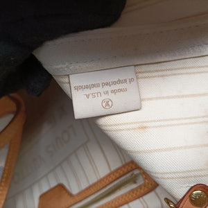 Pre-owned Louis Vuitton Neverfull MM Azur Damier Canvas N51107 shoulderbag | stylenewstar