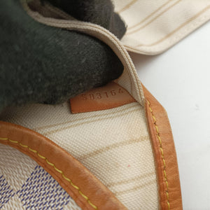 Pre-owned Louis Vuitton Neverfull MM Azur Damier Canvas N51107 shoulderbag | stylenewstar
