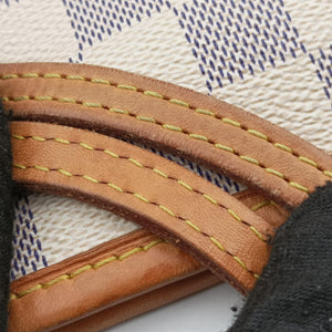 Pre-owned Louis Vuitton Neverfull MM Azur Damier Canvas N51107 shoulderbag | stylenewstar