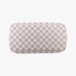 Pre-owned Louis Vuitton Neverfull MM Azur Damier Canvas N51107 shoulderbag | stylenewstar