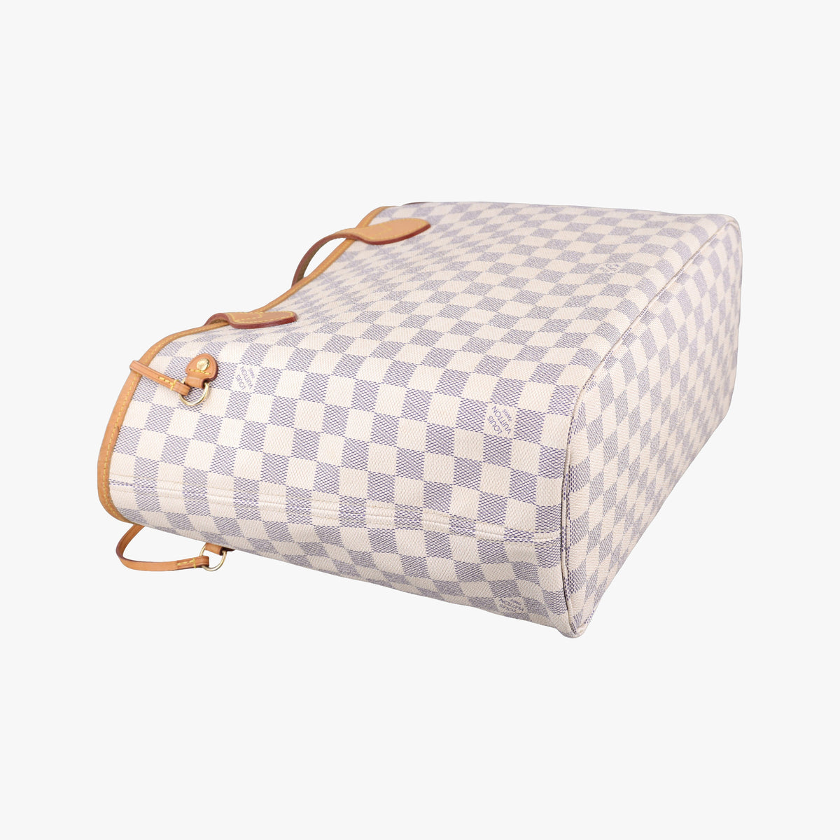Pre-owned Louis Vuitton Neverfull MM Azur Damier Canvas N51107 shoulderbag | stylenewstar