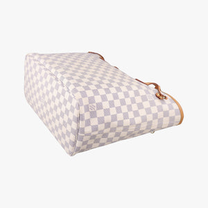 Pre-owned Louis Vuitton Neverfull MM Azur Damier Canvas N51107 shoulderbag | stylenewstar