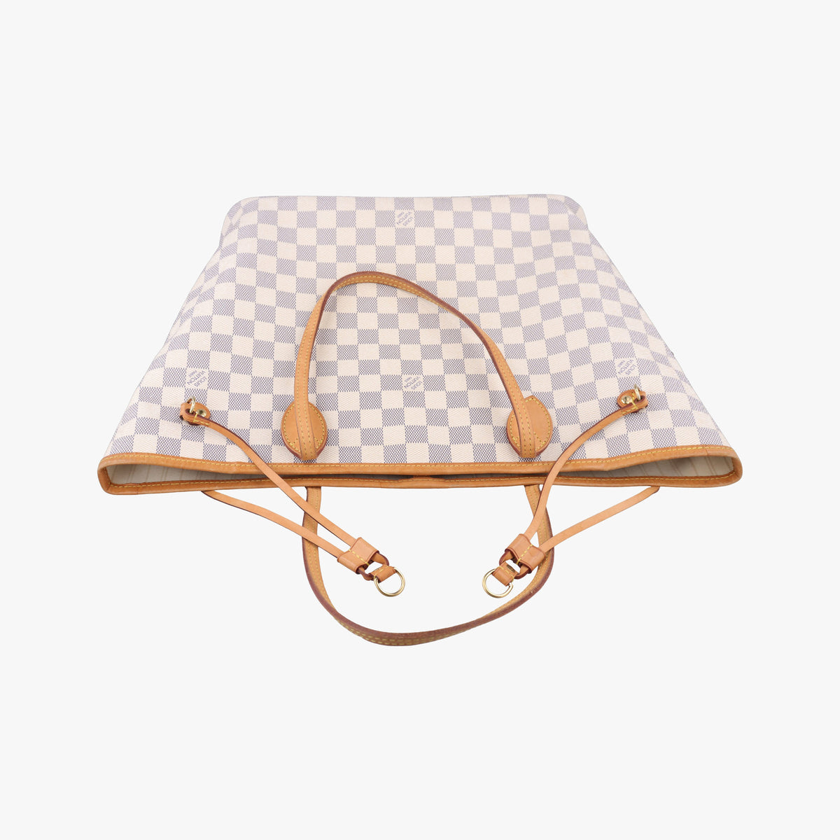 Pre-owned Louis Vuitton Neverfull MM Azur Damier Canvas N51107 shoulderbag | stylenewstar