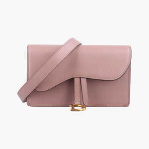 Pre-owned Christian Dior Saddle Pink Leather  bum bag/waist bag | stylenewstar