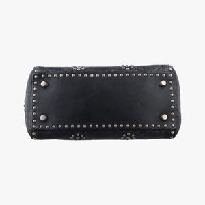 Vintage Christian Dior Lady Dior Black Leather  shoulderbag | stylenewstar