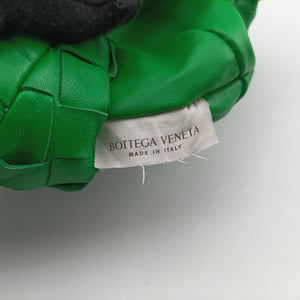 Pre-owned Bottega Veneta The Jodie Green lambskin  handbag | stylenewstar