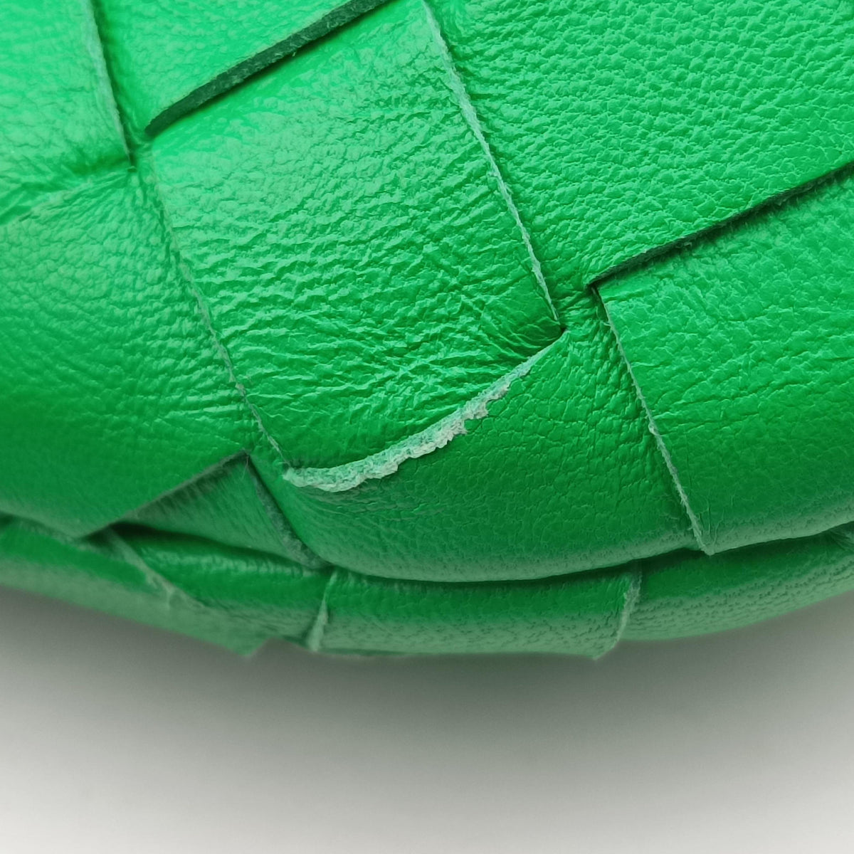 Pre-owned Bottega Veneta The Jodie Green lambskin  handbag | stylenewstar