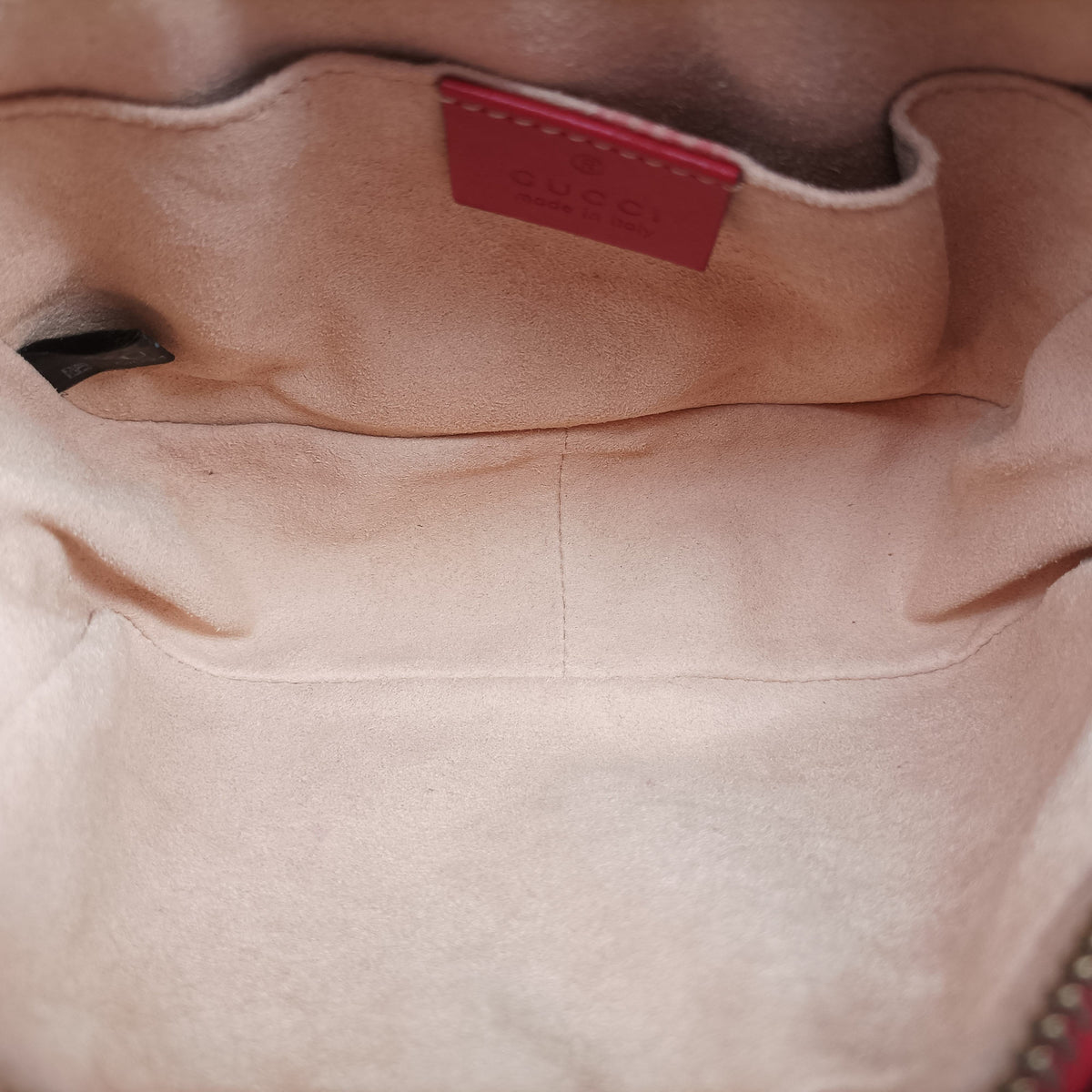 Secondhand Gucci GG Marmont Red Leather 448065 shoulderbag | stylenewstar