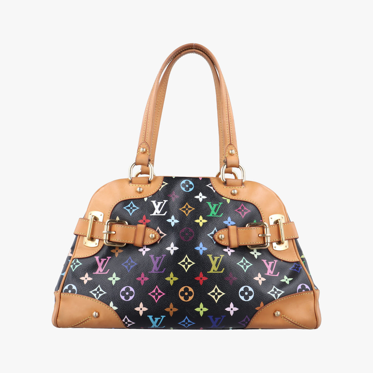 Vintage Louis Vuitton Claudia Noir Monogram Multicolore M40194 handbag | stylenewstar