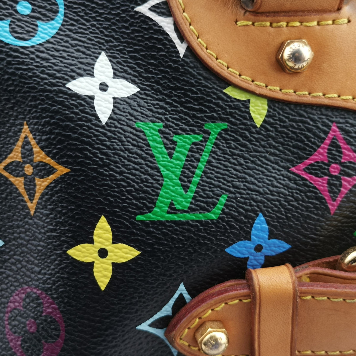 Vintage Louis Vuitton Claudia Noir Monogram Multicolore M40194 handbag | stylenewstar