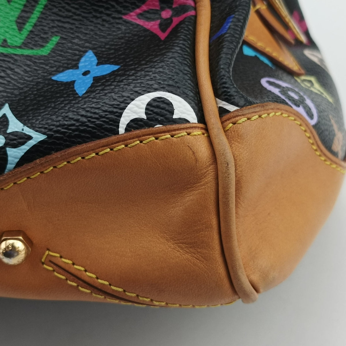 Vintage Louis Vuitton Claudia Noir Monogram Multicolore M40194 handbag | stylenewstar