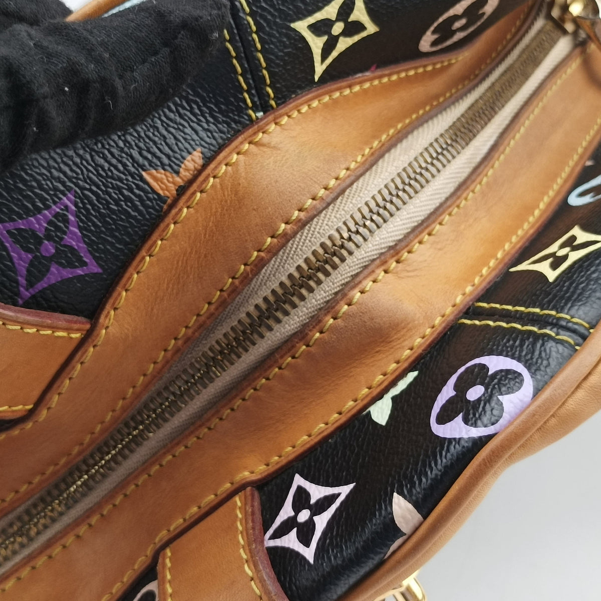 Vintage Louis Vuitton Claudia Noir Monogram Multicolore M40194 handbag | stylenewstar