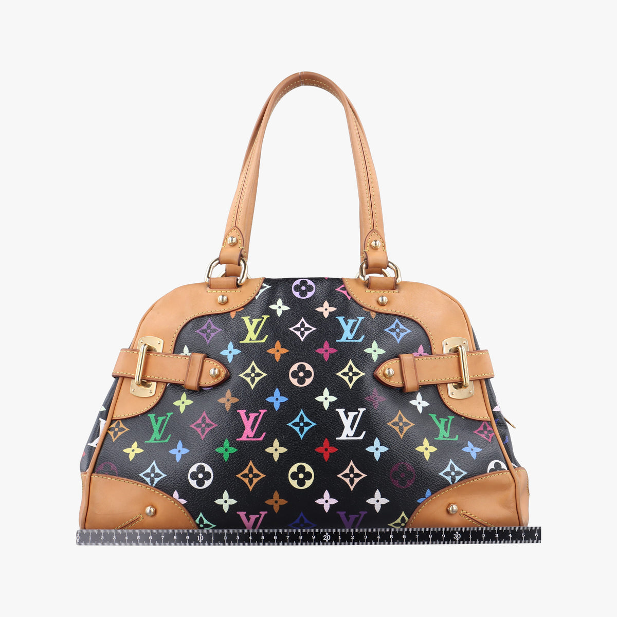 Vintage Louis Vuitton Claudia Noir Monogram Multicolore M40194 handbag | stylenewstar