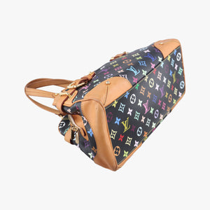 Vintage Louis Vuitton Claudia Noir Monogram Multicolore M40194 handbag | stylenewstar