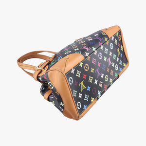 Vintage Louis Vuitton Claudia Noir Monogram Multicolore M40194 handbag | stylenewstar