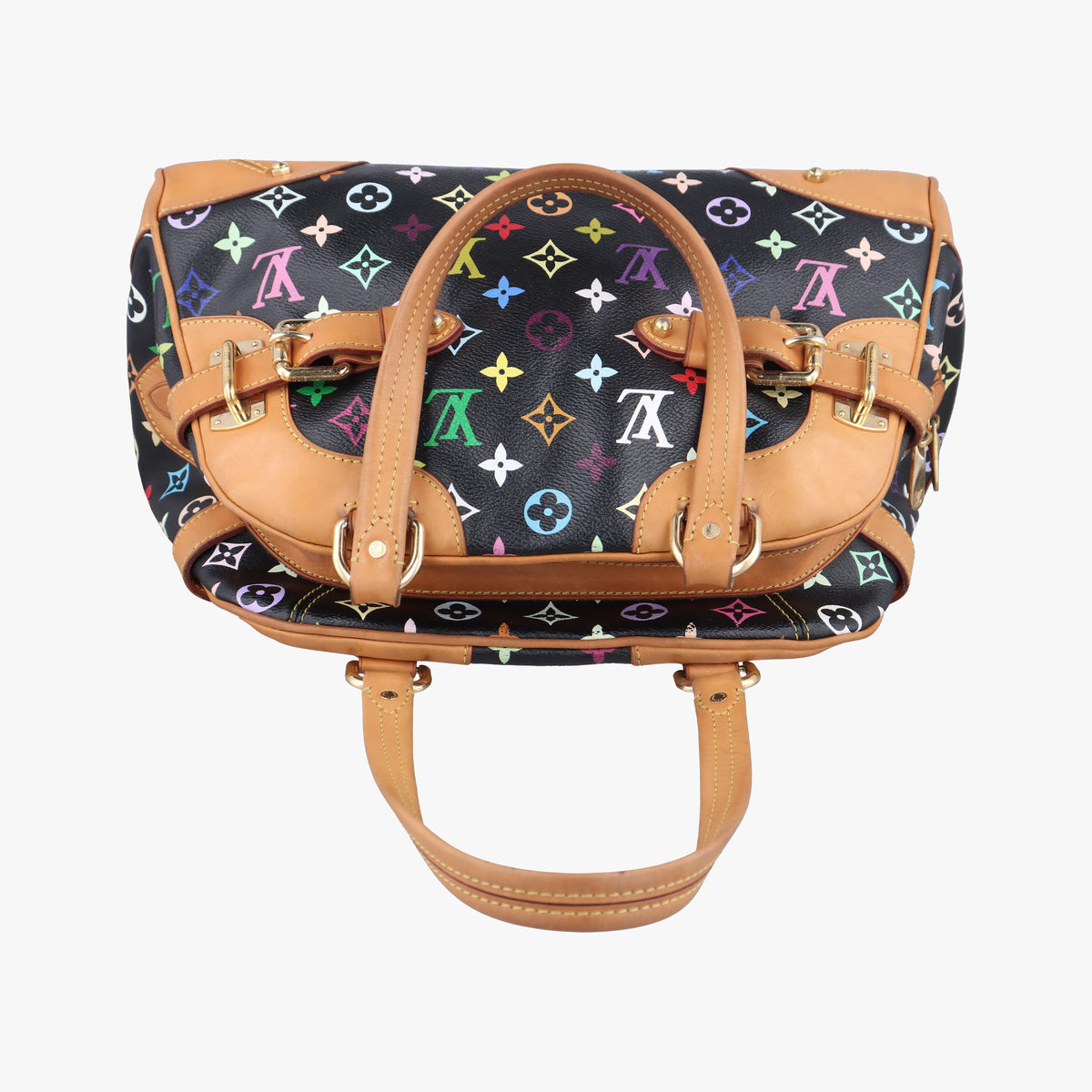 Vintage Louis Vuitton Claudia Noir Monogram Multicolore M40194 handbag | stylenewstar