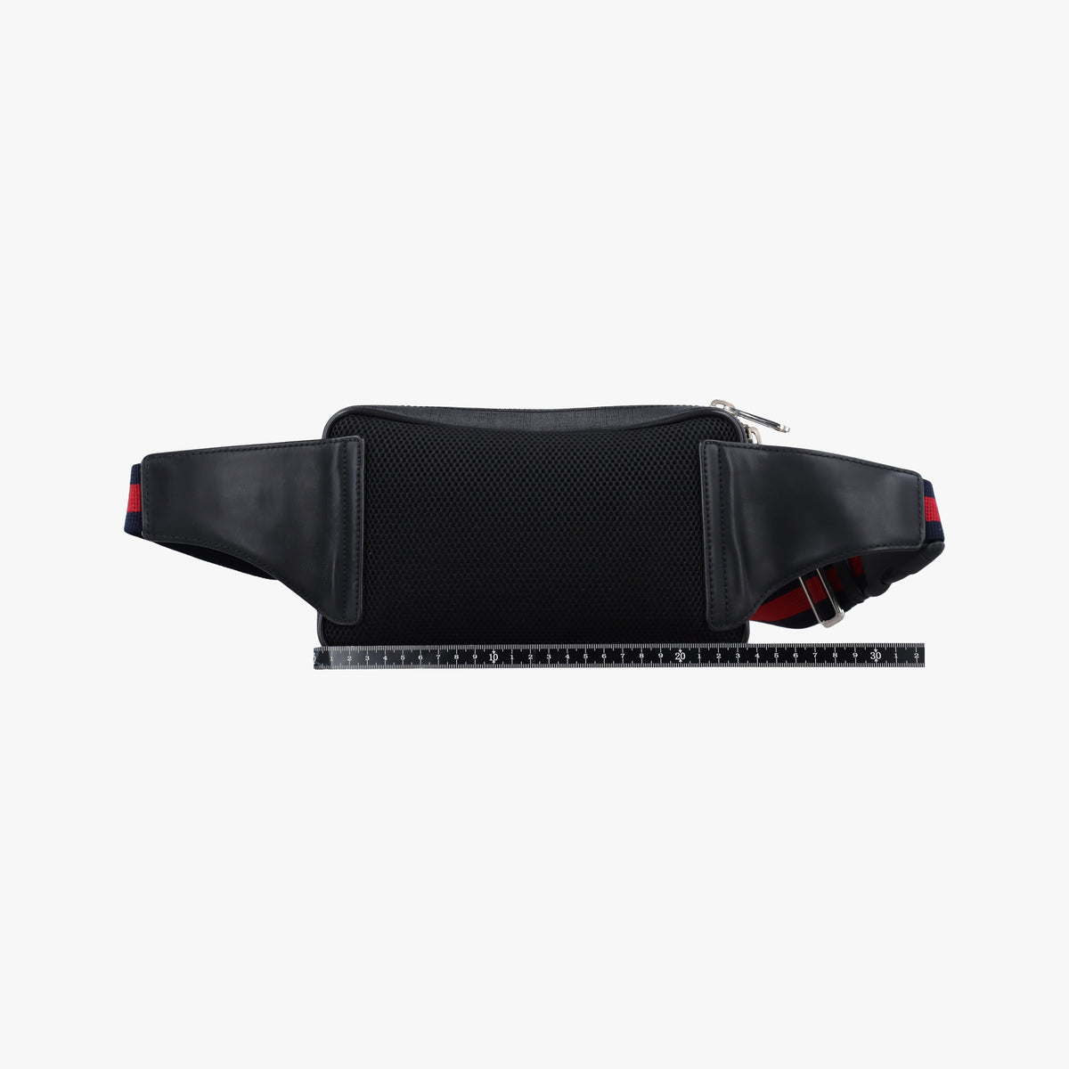 Vintage Gucci Night Courrier badge embellished Black×multi PVC coated canvas 474293 bum bag/waist bag | stylenewstar