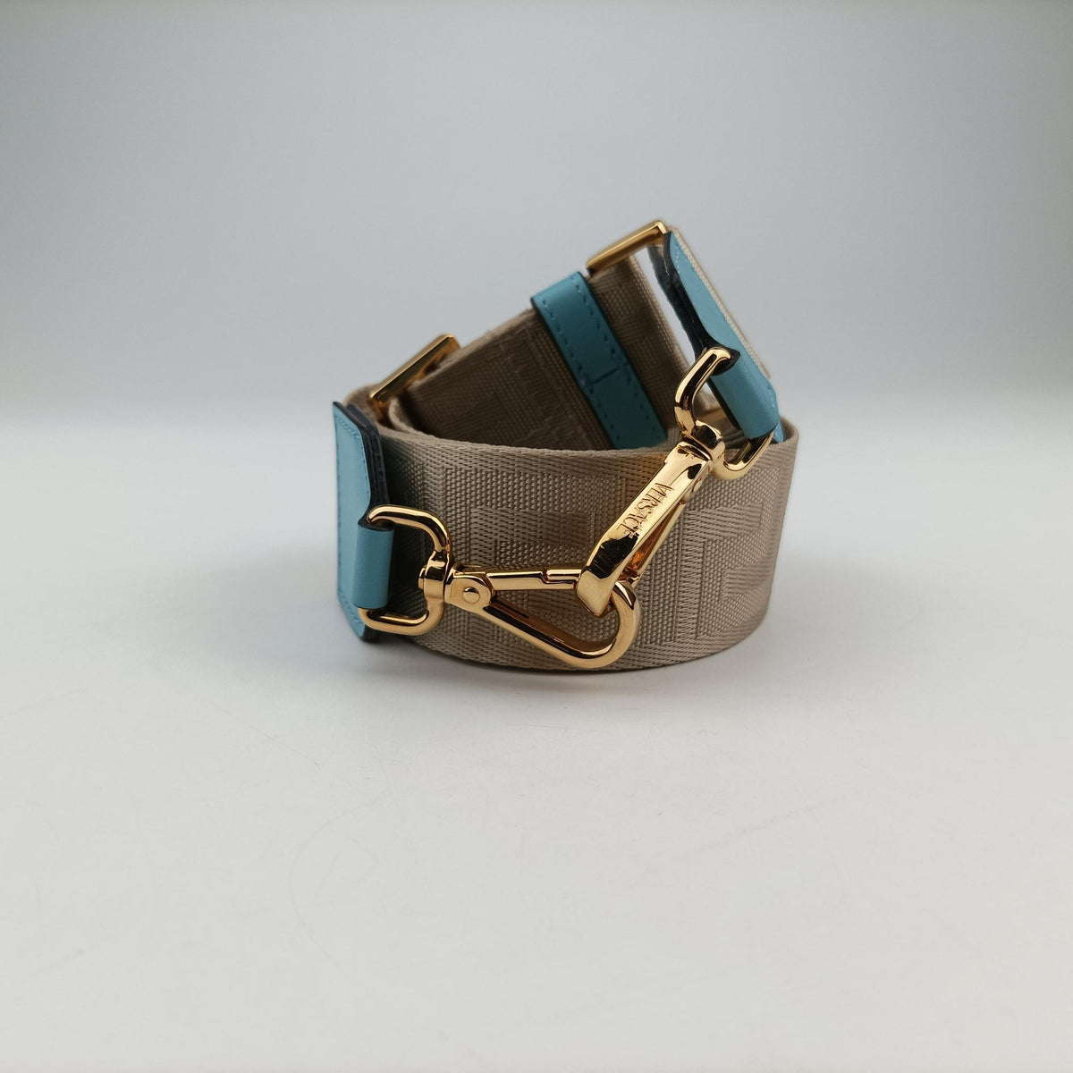 Secondhand VERSACE Medusa blue Fabric  shoulderbag | stylenewstar