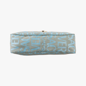 Secondhand VERSACE Medusa blue Fabric  shoulderbag | stylenewstar