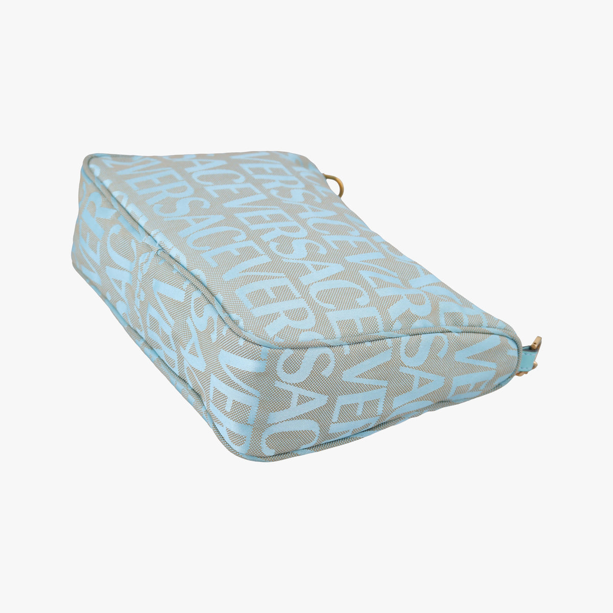 Secondhand VERSACE Medusa blue Fabric  shoulderbag | stylenewstar