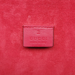 Secondhand Gucci Dionysus beige×red PVC coated canvas×suede 400249 shoulderbag | stylenewstar